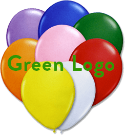 Assorted Colors Green Logo