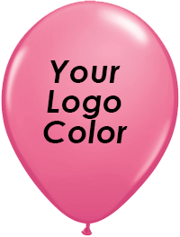 Hot Pink balloons black logo