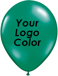 Jewel Green balloons black logo